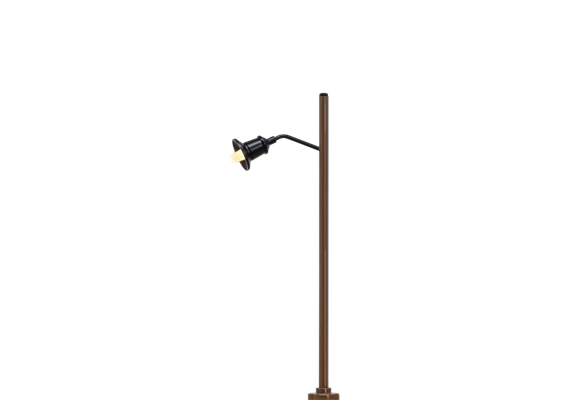 BRAWA 84061 Holzmastleuchte, Stecksockel mit LED - H0 (1:87)