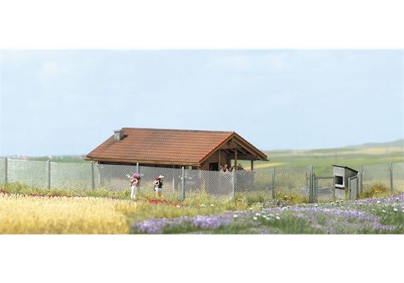 Busch 1017 Maschendrahtzaun - H0 (1:87)