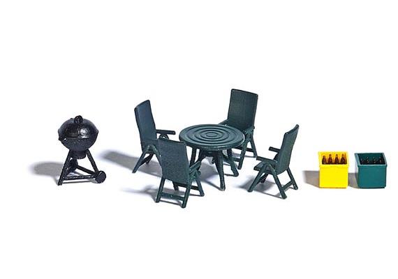 Busch 1190 Gartenmöbel & Grill - H0 (1:87)
