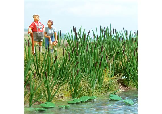 Busch 1256 Gräser/Rohrkolben - H0 (1:87)