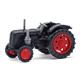 Busch 210010104 Traktor Famulus, Schwarz mit roten Felgen - H0 (1:87)