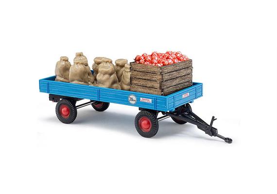 Busch 44995 Anhänger mit Apfelladung - H0 (1:87)
