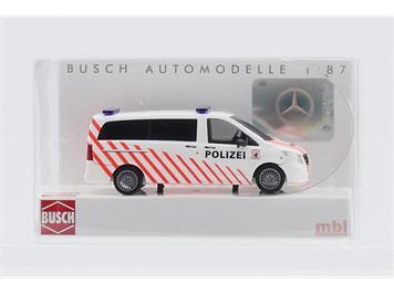 Busch 51100.182 MB Vito Kastenwagen Polizei Chur, Sonderserie - H0 (1:87)