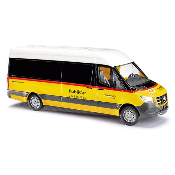 Busch 52613 Mercedes-Benz Sprinter, Postbus Schweiz - H0 (1:87)