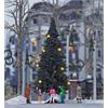 Busch 5413 Weihnachtsbaum Mit 7 Kerzendioden und Weihnachtskugeln - H0 (1:87)