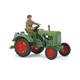 Busch 54154 Fendt F 15 Dieselross mit Bäuerin und Milchkannen - H0 (1:87)
