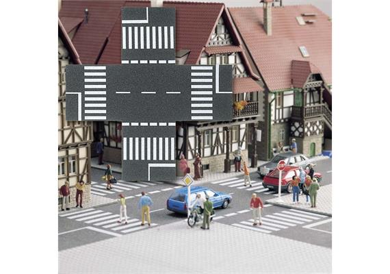 Busch 7074 Strassenkreuzung, H0 (1:87)