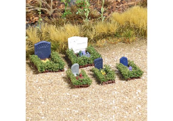 Busch 7686 Gräber - H0 (1:87)