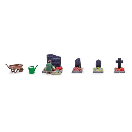 Busch 79931 Action Set: Grabpflege - H0 (1:87)