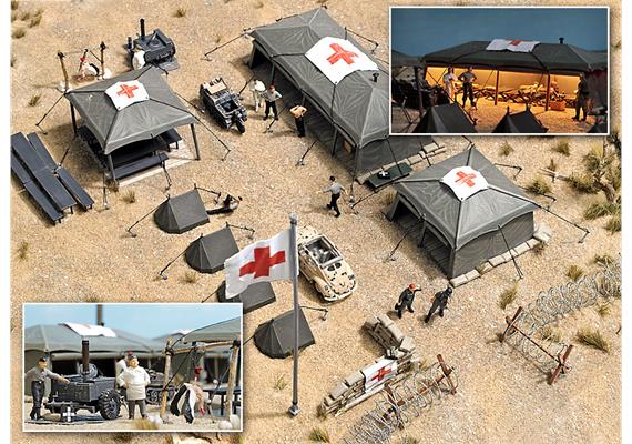 Busch 9605 Feldlazarett - H0 (1:87)