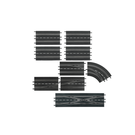 Carrera 20030367 Set zum Streckenausbau für Carrera Rennbahnen - DIGITAL 124, DIGITAL 132