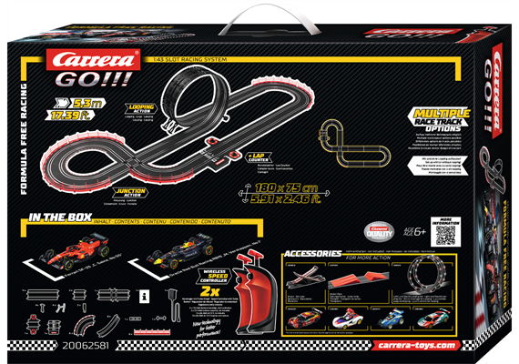 Carrera 20062581 GO! F1 Formula Free Racing Wireless 5.3 m Start-Set - Massstab 1:43 | Bild 2
