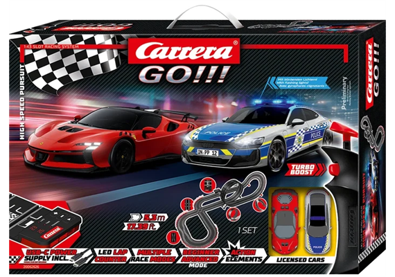Carrera 20062626 GO!!! High Speed Pursuit - Massstab 1:43