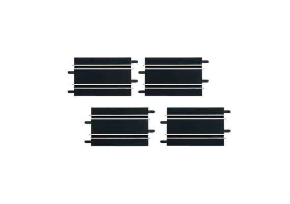 Carrera Go!!! 20061656 Gerade Schiene 171mm, 4 Stück - GO!!! Plus, GO!!!