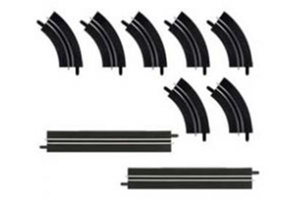 Carrera Go! 61657 Einspurkurven + Einspurgeraden Ausbauset