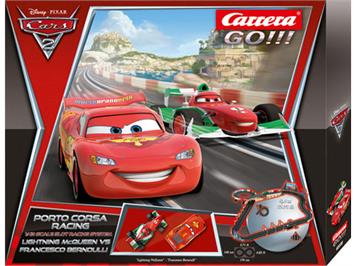 Carrera Go! 62238 Disney Pixar Cars Porto Corsa Racing, 5,4 Meter