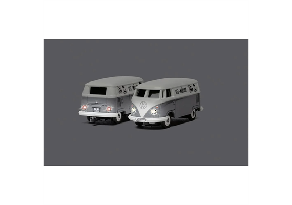 Carson 500504166 VW T1 Bus Kastenwagen inklusive Autoanhänger 100% - H0 (1:87) | Bild 4