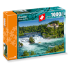 Carta.Media 7271 Puzzle Reihnfall mit Schloss Laufen, 1000 teilig