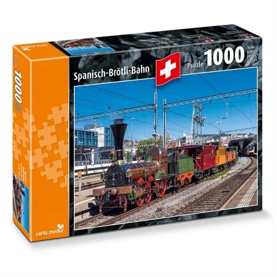 Carta.Media 7280 Spanisch Brötli Bahn - Puzzle 1000 teilig