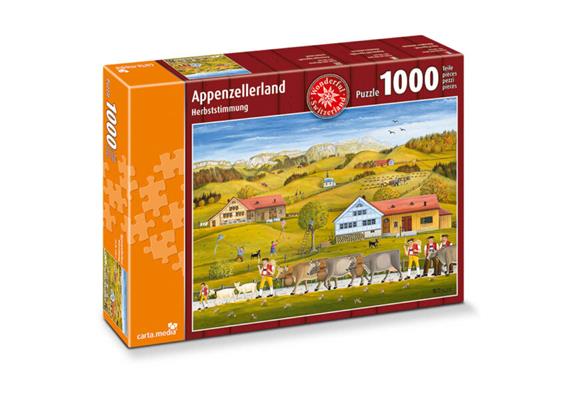 Carta.Media 7282 Appenzellerland – Herbststimmung, 1000 teilig