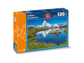 Carta.Media 7781 Puzzle Stellisee mit Matterhorn, 500 teilig