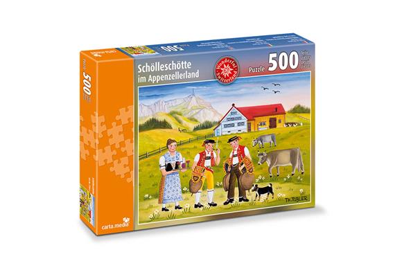 Carta.Media 7784 Puzzle Schölleschötte im Appenzellerland, 500 Teile