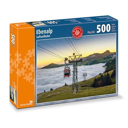 Carta.Media 7785 Puzzle Ebenalp Luftseilbahn, 500 Teile