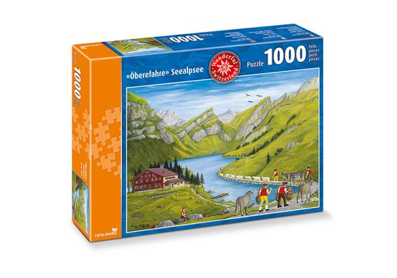 Carta.Media 7926 Puzzle „Öberefahre“ Seealpsee, 1'000 Teile
