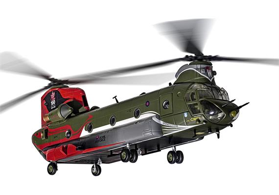 CORGI AA34215 Boeing Chinook HC.4 ZA712, RAF, 100 Years - Massstab 1:72 | Bild 1
