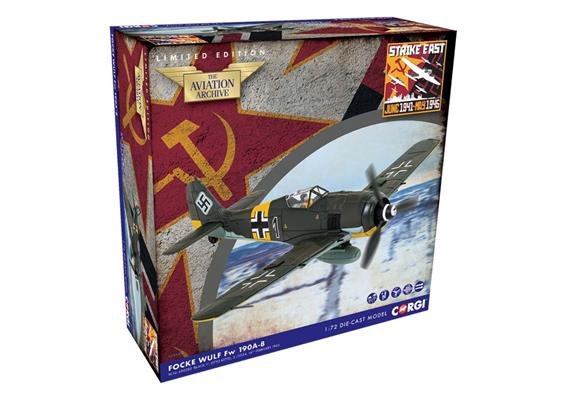 CORGI AA34318 Focke Wulf Fw 190A-8 Black 1, Oberleutnant Otto Kittel - Massstab 1:72 | Bild 6