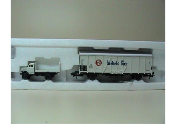 DB Set Kühlwagen + Auto "Bier"