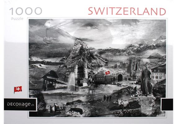 Decollage/Ravensburger PZSW01 Puzzle Switzerland 1000-teilig