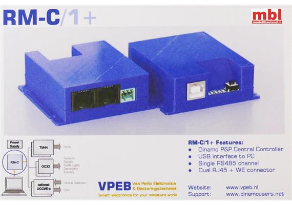 DINAMO RM-C 1+ Kontroller, Analog- und Digital-Modelleisenbahnsteuerung | Bild 1