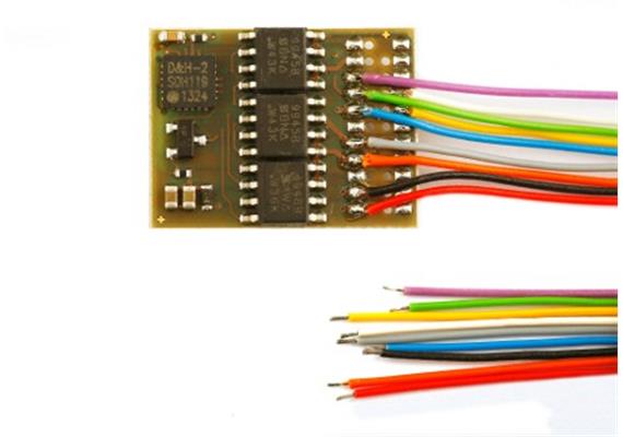 Doehler + Haass (124) DH21A-3 Fahrzeugdecoder an Litzen