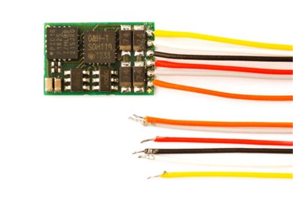 Doehler + Haass 830574 DH10C-3 Fahrzeugdecoder an Litzen (2. Generation)
