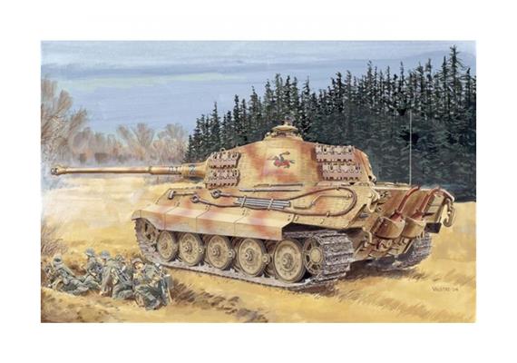 Dragon 7246 Sd.Kfz.182 KingtigerHenschelTurret - Massstab 1:72