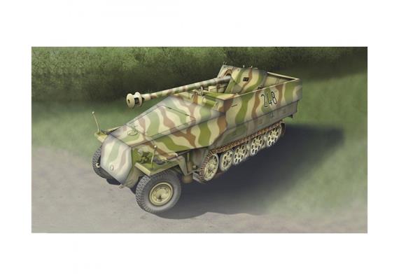 Dragon 7351 Sd.Kfz.251/22 Ausf.D w/7.5cm PaK 40 - Massstab 1:72