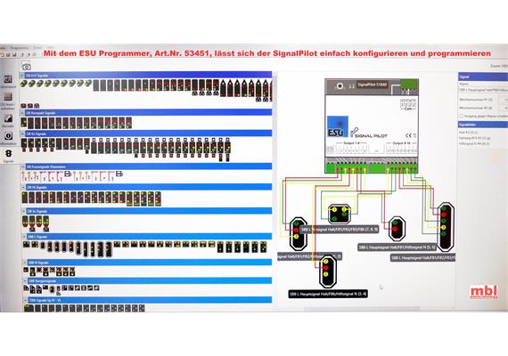 ESU 51840 SignalPilot, Signaldecoder mit 16 unabhängigen Funktionsausgängen Push/Pull | Bild 2