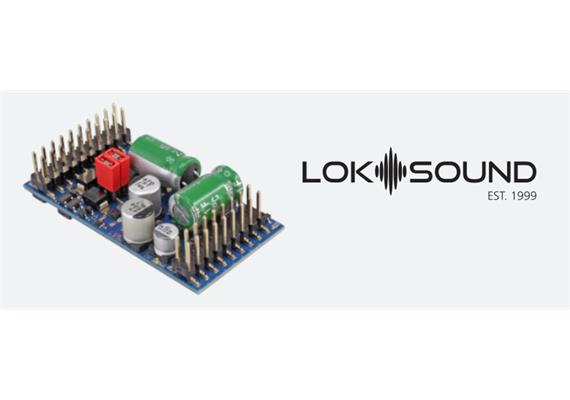 ESU 58315 LokSound 5 L DCC/MM/SX/M4 "Leerdecoder", Stiftleiste/Adapter, Spur 0 / H0