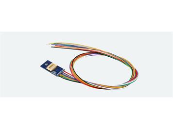 ESU 51999 Adapterplatine Next18 für 6 Ausgänge, Lötkontakten und angelöteten Kabeln