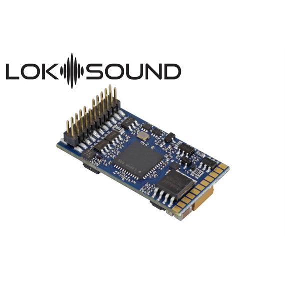 ESU 58412 LokSound 5 DCC/MM/SX/M4 "Leerdecoder", PluX22, mit Lautsprecher 11x15mm