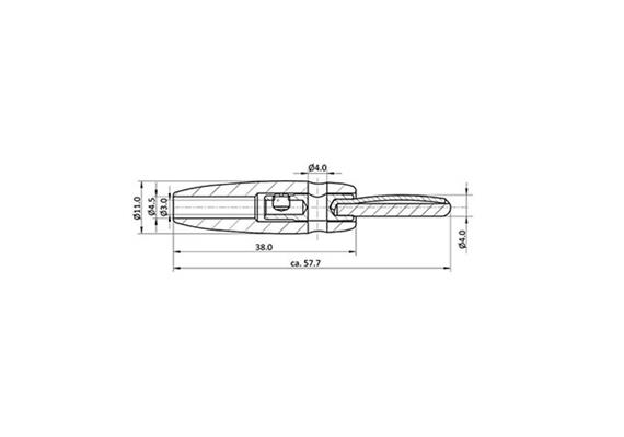 eve Labor-Stecker, LAS4SW, 4mm, schwarz | Bild 2