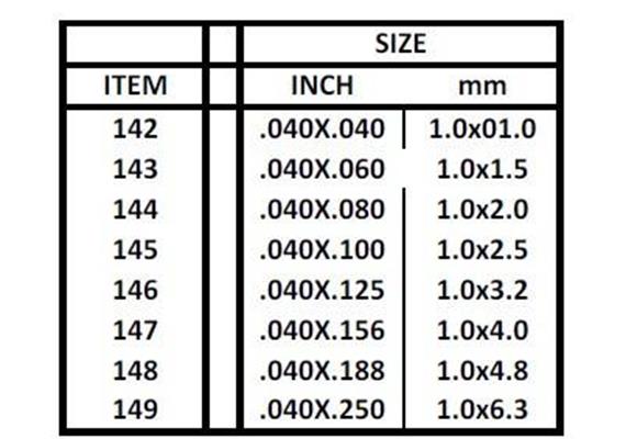 Evergreen 147 Vierkantprofile, 350x1,00x4,00mm, 10 Stück | Bild 3