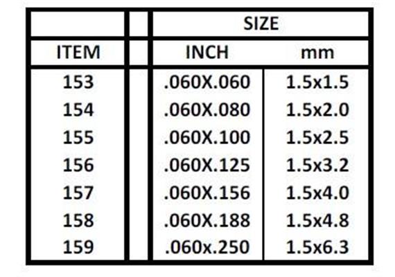 Evergreen 158 Vierkantprofile, 350 x 1,50 x 4,80 mm, 9 Stück | Bild 3
