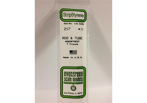 Evergreen 217 Sortiment, Rundstäbe, 35 cm lang, verschiedene Durchmesser | Bild 3