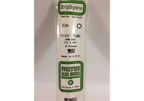 Evergreen 234 Rundröhre, 35 cm lang, Durchm.11,1 mm - 7/16, 2 Stück | Bild 2