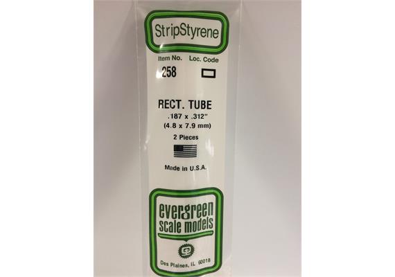 Evergreen 258 Rechteckrohr, 350x4,8x7,9 mm, 2Stück | Bild 2