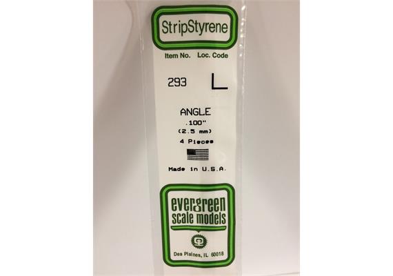 Evergreen 293 Winkelprofil, 350x2,5x2,5 mm,4 Stück | Bild 2