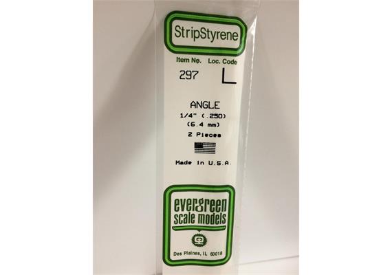 Evergreen 297 Winkelprofil, 350x6,3x6,3 mm, 2 Stück | Bild 2