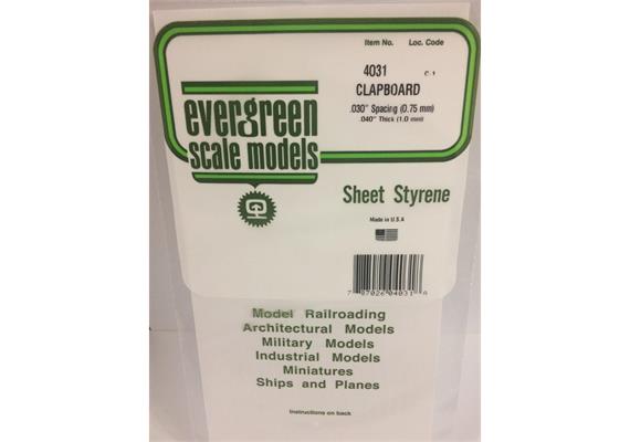 Evergreen 4031 Bretter-Verschalung, 1x150x300mm, Raster 0,75mm, 1 Stück | Bild 2